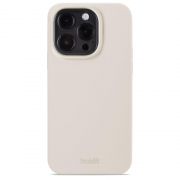 Гръб Holdit Silicone за Apple iPhone 15 Pro, бежов на супер цени
