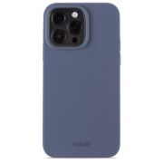 Гръб Holdit Silicone за Apple iPhone 15 Pro Max, син на супер цени
