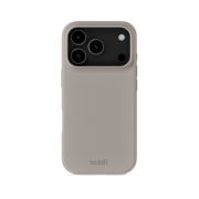 Гръб Holdit Silicone за Apple iPhone 17 Pro, сив/кафяв на супер цени