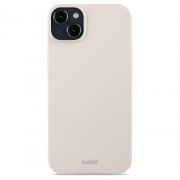 Гръб Holdit Slim за Apple iPhone 15 Plus, бежов на супер цени