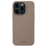 Гръб Holdit Slim за Apple iPhone 15 Pro, кафяв на супер цени