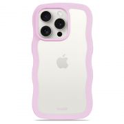 Гръб Holdit Wavy за Apple iPhone 14 Pro, прозрачен/лилав на супер цени