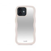 Гръб Holdit Wavy за Apple iPhone 12/12 Pro, бежов на супер цени
