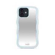 Гръб Holdit Wavy за Apple iPhone 12/12 Pro, светлосин на супер цени