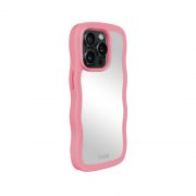 Гръб Holdit Wavy за Apple iPhone 14 Pro Max, розов на супер цени