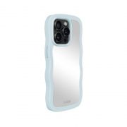 Гръб Holdit Wavy за Apple iPhone 14 Pro, светлосин на супер цени