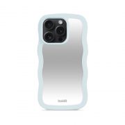 Гръб Holdit Wavy за Apple iPhone 15 Pro Max, светлосин на супер цени