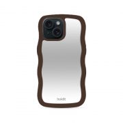 Гръб Holdit Wavy за Apple iPhone 17e/16e/15/14/13, кафяв на супер цени