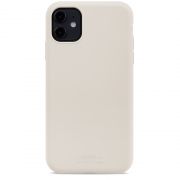 Гръб Holdit Silicone за Apple iPhone 11/XR, бежов на супер цени
