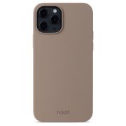 Гръб Holdit Silicone за Apple iPhone 12/12 Pro, кафяв на супер цени