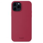 Гръб Holdit Silicone за Apple iPhone 12/12 Pro, червен на супер цени