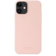 Гръб Holdit Silicone за Apple iPhone 12 Mini, розов на супер цени