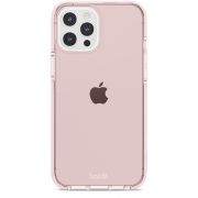 Гръб Holdit Seethru за Apple iPhone 12 Pro Max, прозрачен/розов на супер цени