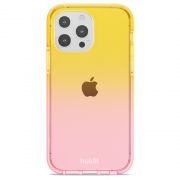 Гръб Holdit Seethru за Apple iPhone 13 Pro, жълт/розов на супер цени