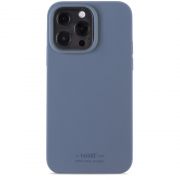 Гръб Holdit Silicone за Apple iPhone 13 Pro, син на супер цени
