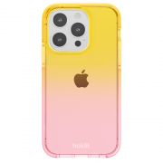 Гръб Holdit Seethru за Apple iPhone 14 Pro, жълт/розов на супер цени