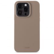 Гръб Holdit Silicone за Apple iPhone 14 Pro, кафяв на супер цени