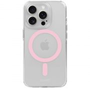 Гръб Holdit Magsafe Case за Apple iPhone 15 Pro, прозрачен/розов на супер цени