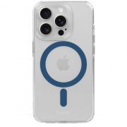 Гръб Holdit Magsafe Case за Apple iPhone 15 Pro Max, прозрачен/син на супер цени