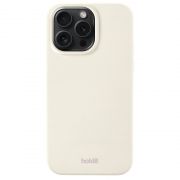 Гръб Holdit Silicone за Apple iPhone 15 Pro Max, бежов на супер цени
