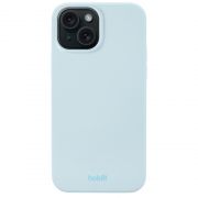Гръб Holdit Silicone за Apple iPhone 15, светлосин на супер цени