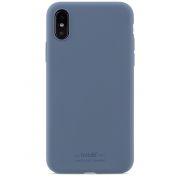 Гръб Holdit Silicone за Apple iPhone X/Xs, тъмносин на супер цени