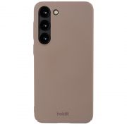 Гръб Holdit Slim за Samsung Galaxy S24, кафяв на супер цени