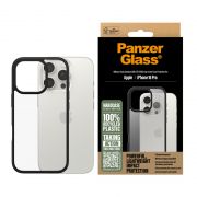 Гръб PanzerGlass HardCase за Apple iPhone 16 Pro, прозрачен/черен на супер цени
