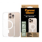Гръб PanzerGlass HardCase MagSafe за Apple iPhone 16 Pro Max, прозрачен/бял на супер цени