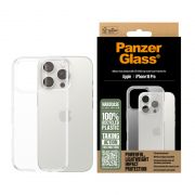 Гръб PanzerGlass HardCase за Apple iPhone 16 Pro, прозрачен/черен на супер цени