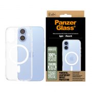 Гръб PanzerGlass HardCase MagSafe за Apple iPhone 16, бял/прозрачен на супер цени