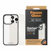Гръб PanzerGlass Clearcase с D3O за Apple iPhone 15 Pro, прозрачен/черен на супер цени