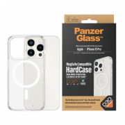 Гръб PanzerGlass Hardcase MagSafe с D3O за Apple iPhone 15 Pro, прозрачен на супер цени