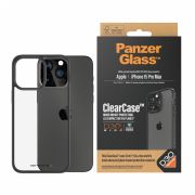 Гръб PanzerGlass Clearcase с D3O за Apple iPhone 15 Pro Max, прозрачен/черен на супер цени