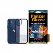 Гръб  PanzerGlass за Apple iPhone 12 mini, прозрачна/черна на супер цени