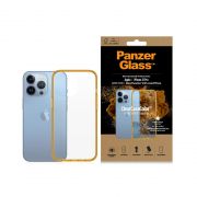 Гръб  PanzerGlass ClearCaseColor Tangerine за Apple iPhone 13 Pro, прозрачен/оранжев на супер цени