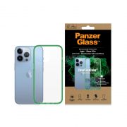 Гръб  PanzerGlass ClearCaseColor Lime за Apple iPhone 13 Pro, прозрачен/зелен на супер цени