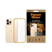 Гръб  PanzerGlass ClearCaseColor Tangerine за Apple iPhone 13 Pro Max , прозрачен/оранжев на супер цени