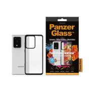 Гръб  PanzerGlass ClearCase за Samsung Galaxy S20 Ultra, прозрачен/черен на супер цени