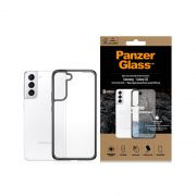 Гръб  PanzerGlass HardCase за Samsung Galaxy S22, прозрачен/черен на супер цени