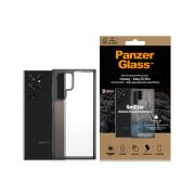 Гръб PanzerGlass HardCase за Samsung Galaxy S22 Ultra, прозрачен/черен на супер цени