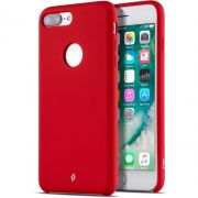 Гръб ttech Smooth за Apple iPhone 7/8 Plus, червен на супер цени