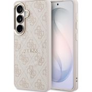 Гръб GUESS 4G Gold Frame за Samsung Galaxy S26, бял на супер цени