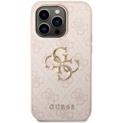 Гръб  GUESS 4G Metal Logo за Apple iPhone 14 Pro Max, розов на супер цени