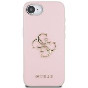 Гръб  GUESS 4G Metal Logo за Apple iPhone 16e/17e, розов на супер цени