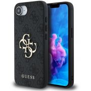 Гръб  GUESS 4G Metal Logo за Apple iPhone 16e/17e, сив на супер цени