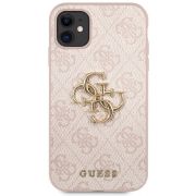 Гръб  GUESS 4G Metal Logo за Apple iPhone 11, розов на супер цени