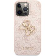 Гръб  GUESS 4G Metal Logo за Apple iPhone 13 Pro Max, розов на супер цени