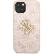 Гръб  GUESS 4G Metal Logo за Apple iPhone 13, розов на супер цени