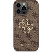 Гръб  GUESS 4G Metal Logo за Apple iPhone 14 Pro Max, кафяв на супер цени